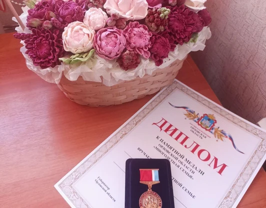 19.11.2025.
332 орловские многодетные семьи получат памятные медали ко Дню матери